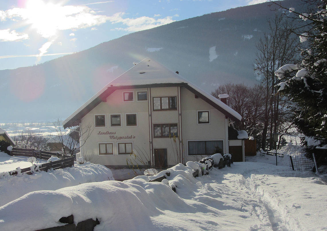 Das Landhaus Metzgerstub'n im Winter in St. Michael im Lungau