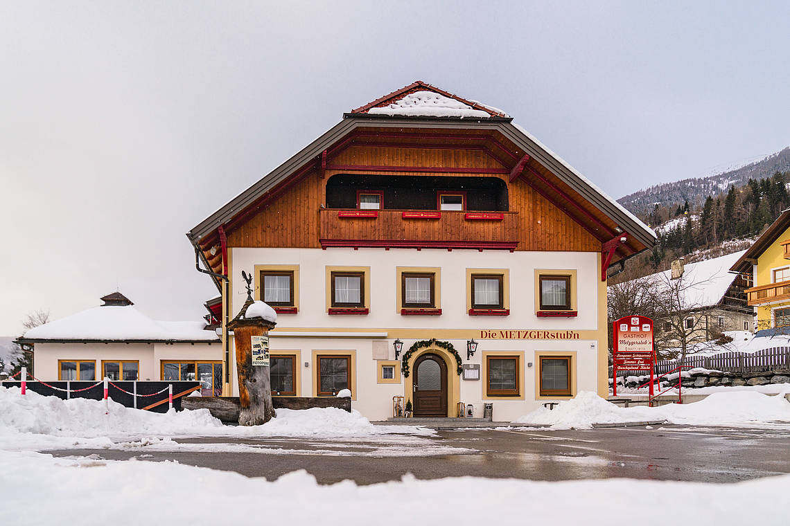 Stammhaus METZGERstub'n im Winter